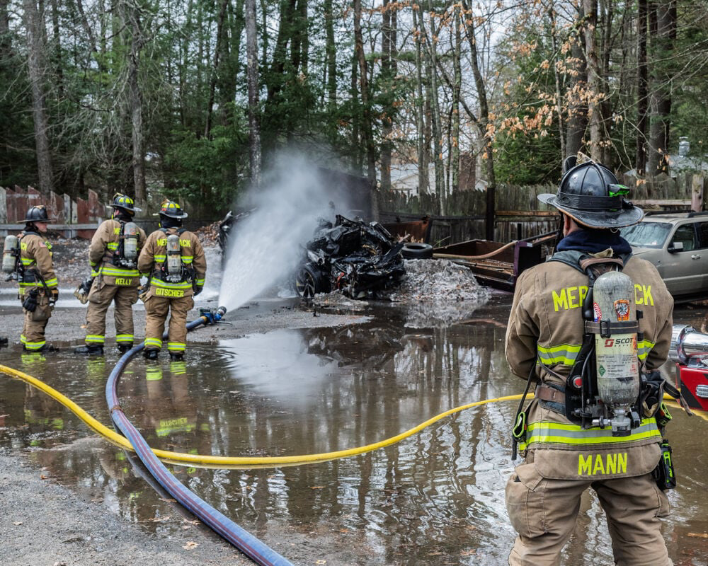 ‘Bob’s Burgers’ actor’s electric vehicle catches fire again at Merrimack tow yard